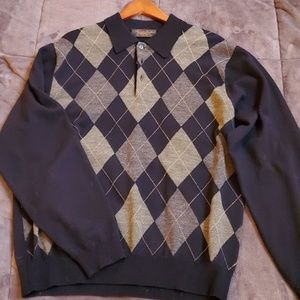 Brooks Brothers Country Club Merino Wool Sweater
